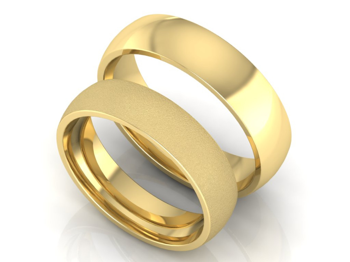 Vestuviniai žiedai "Klasika-1"  Žiedo plotis 4 mm
